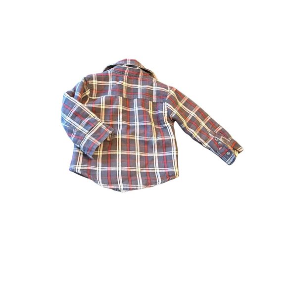 Toddler Plaid Flannel JacketSherpa Lining & Zipper Closure Size 2T Tahari - Picture 4 of 5